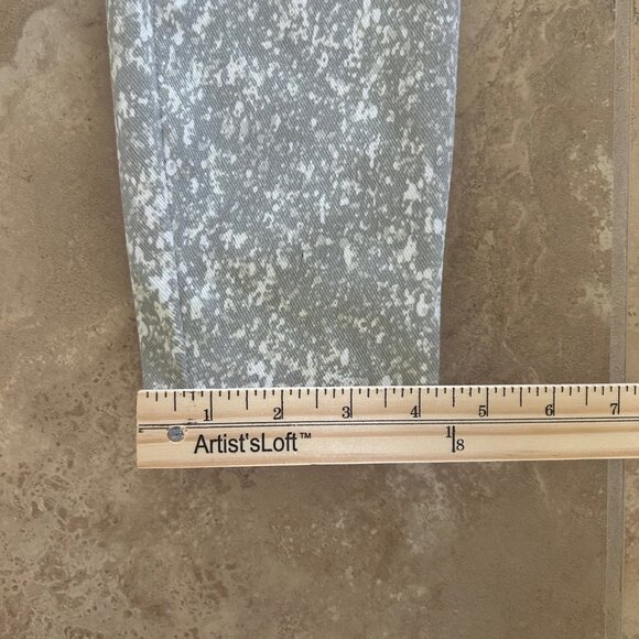 Spanx Pants Women's Speckled Gray Jean Ankle Leggings Stretch Shaping - Picture 7 of 8